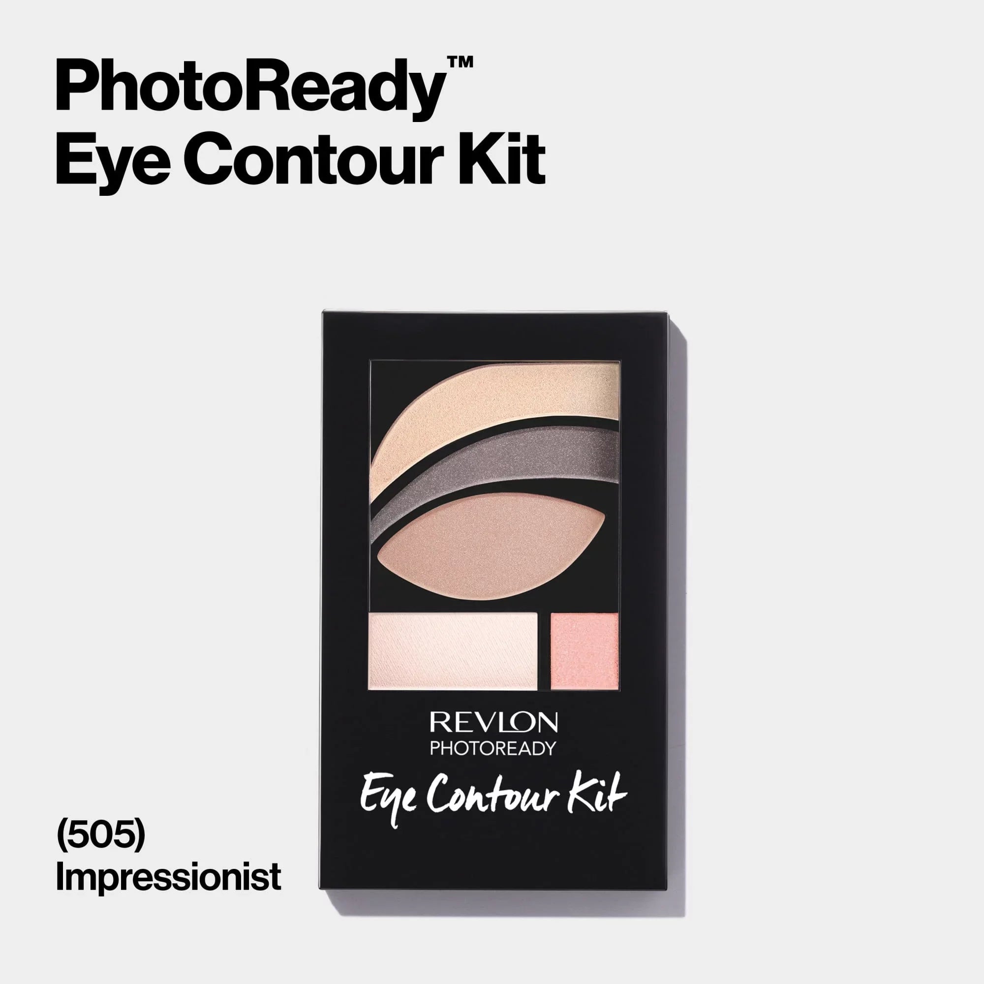 2 Pack Revlon Eyeshadow Paette; PhotoReady Eye Makeup; Creamy Pigmented in Blendable Matte & Shimmer Finishes 505 Impressionist; 0.01 Oz