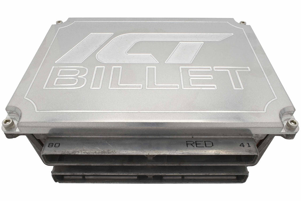 ICT Billet LS Gen 3 ECM PCM Billet Dress Cover Compatible with Blue-Red Blue-Green LS1 LQ4 0411 P01 P59 Silverado Camaro Corvette Made in America 551968-LS11CV