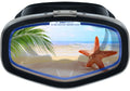 Hanway Adva Snorkel Mask – Tempered Glass Diving Goggles - Scuba Mask for Professional Diving and Snorkeling – Adjustable Buckle Silicone Molding Swimming Mask-Blue