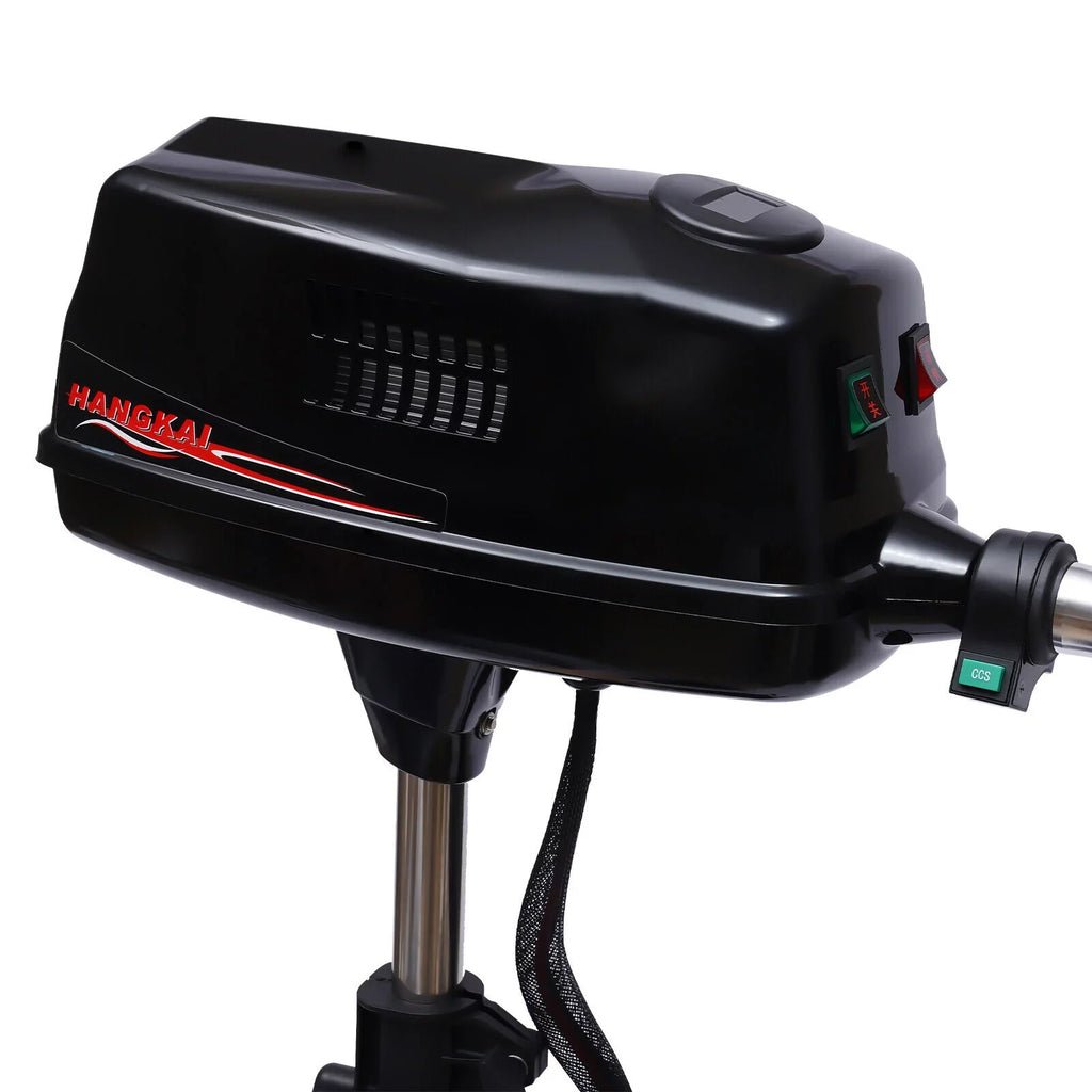 ZhdnBhnos 2.2KW 60V 10HP Heavy Duty Outboard Motor Fishing Boat Engine Powered Brushless Trolling Motor Tiller Control 3000 R/Min