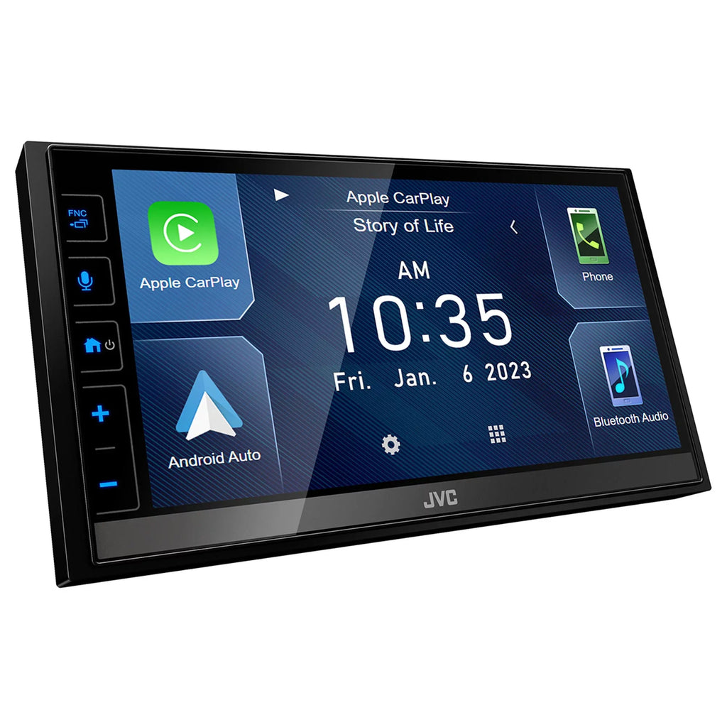 JVC KW-M780BT 6.8" Digital Media Receiver; Compatible With Apple CarPlay / Android Auto with Steering Wheel Interface