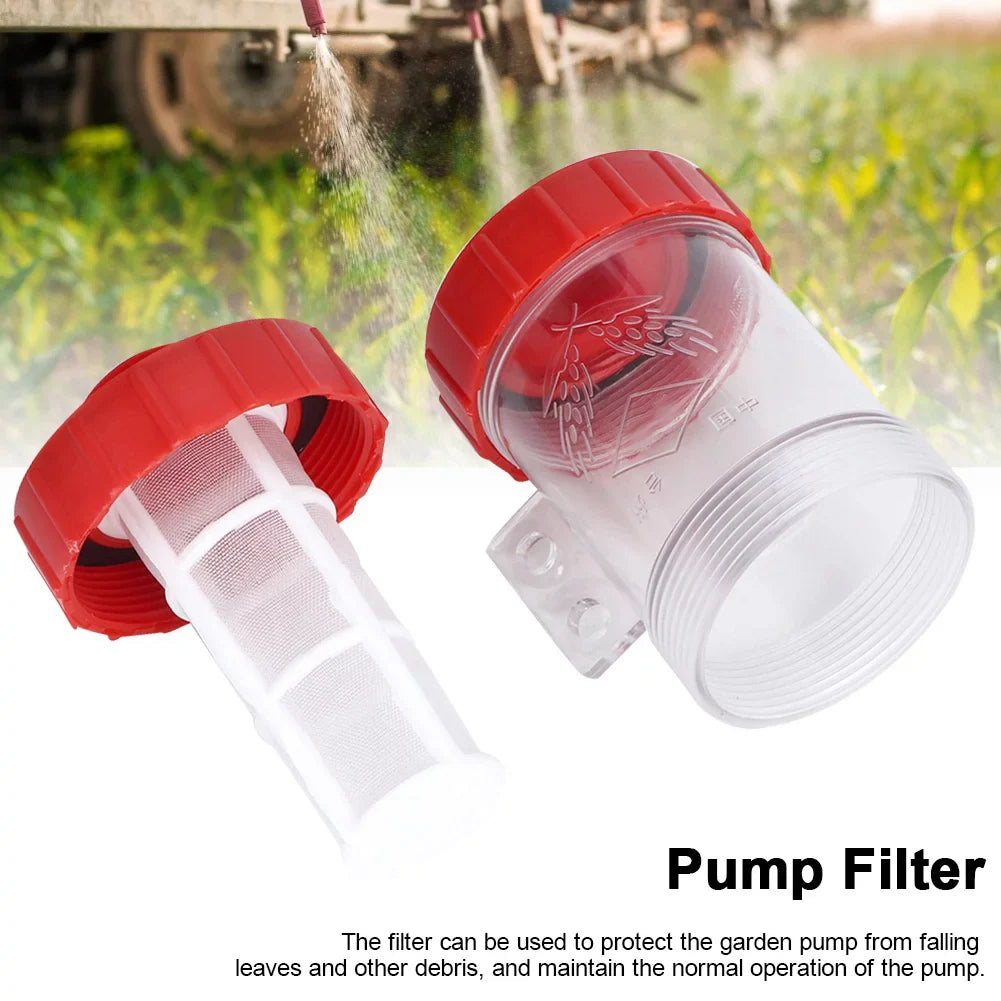Tarente Agricultural In-Line Mesh Filter High Flow Pump Transparent Filter (G3/4in)