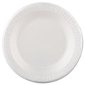 Dart Quiet Classic Laminated Foam Dinnerware; Plate; 10.25" dia; White; 125/Pack; 4 Packs/Carton