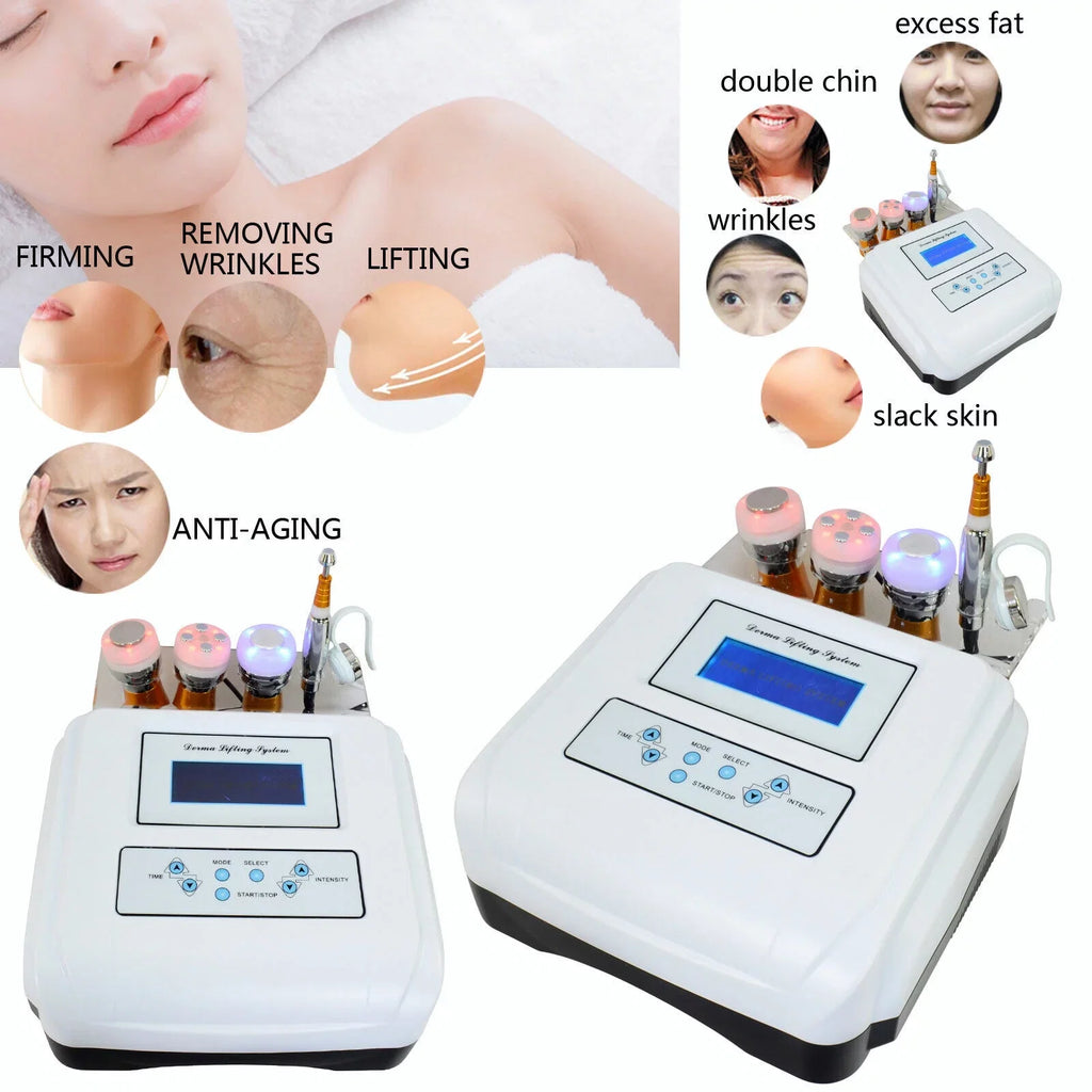 Anqidi Cryo Electroporation No Needle Mesotherapy 40K RF Cryo Cool System Fat Body Sculpting Slimming Mesotherapy System Spa