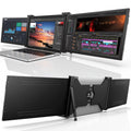 LIMINK S20;15.4" Triple Portable Monitor Laptop Screen Extender for Dual Monitor Display