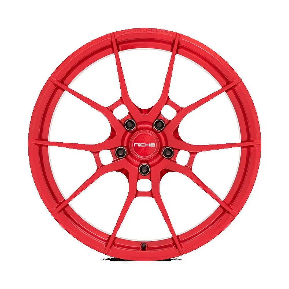 Niche Mono Monoblock Forged Rim M113 20X10 5X115 RED 20MM; T113200090+20