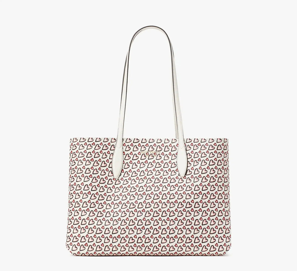 All Day Blowercy Hearts Large Tote
