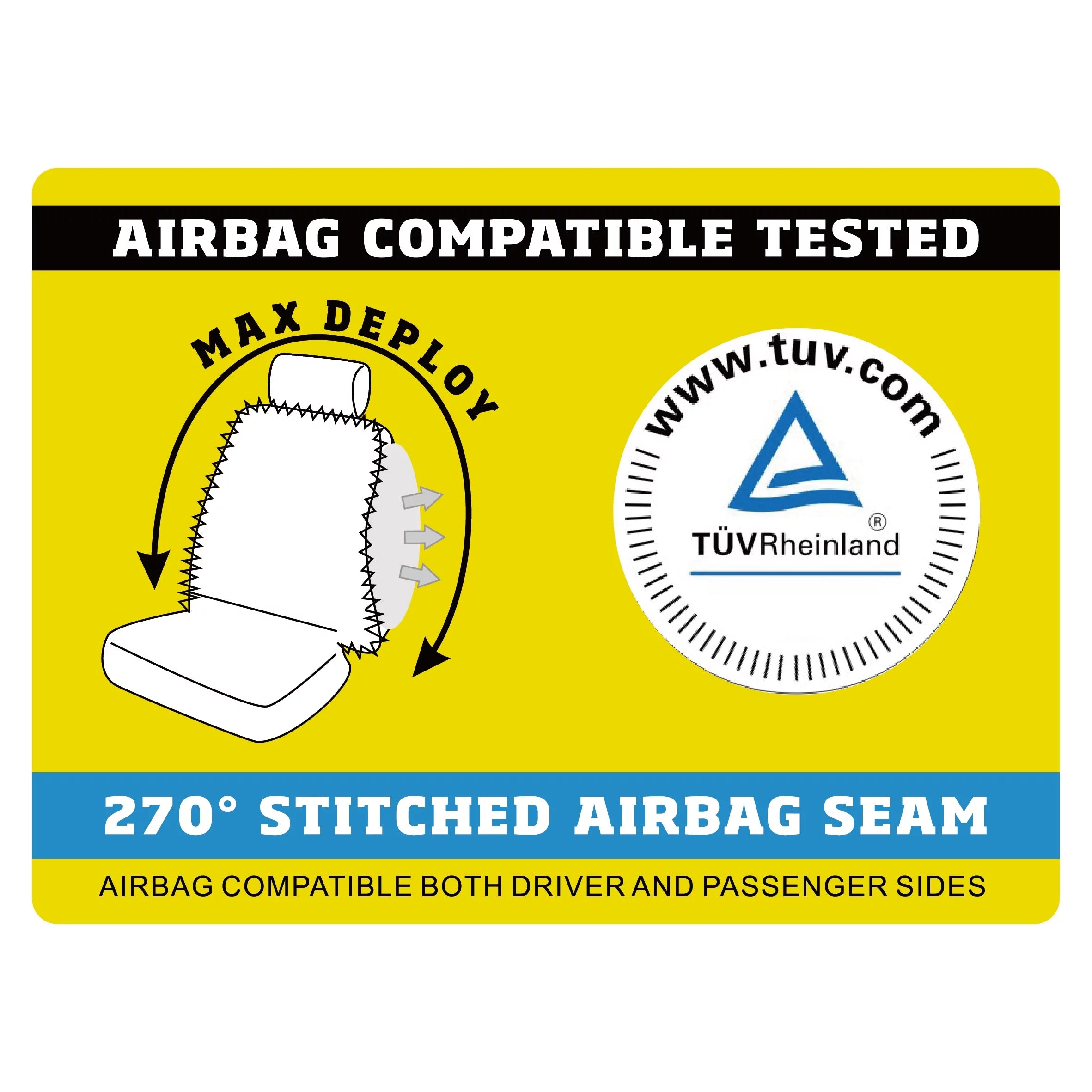 Auto Drive 2 Piece Car Seat Covers High Back Soft Faux Fur Polyester Black; Universal Fit; 2002SC101