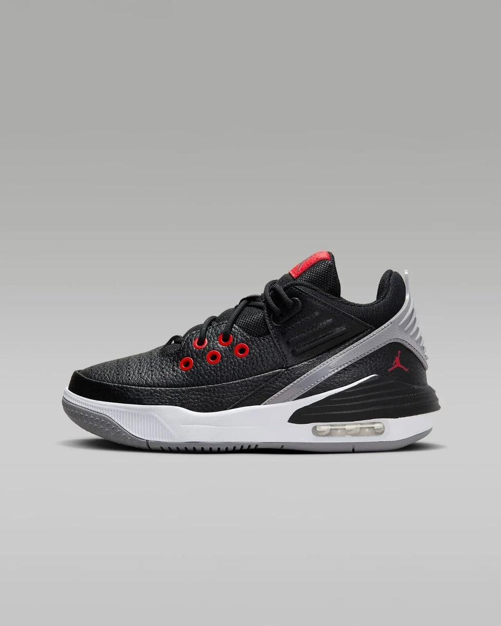 Air Jordan Max Aura 5 DZ4352-061 Older Kids Black/White Basketball Shoes NR4814 (7Y)