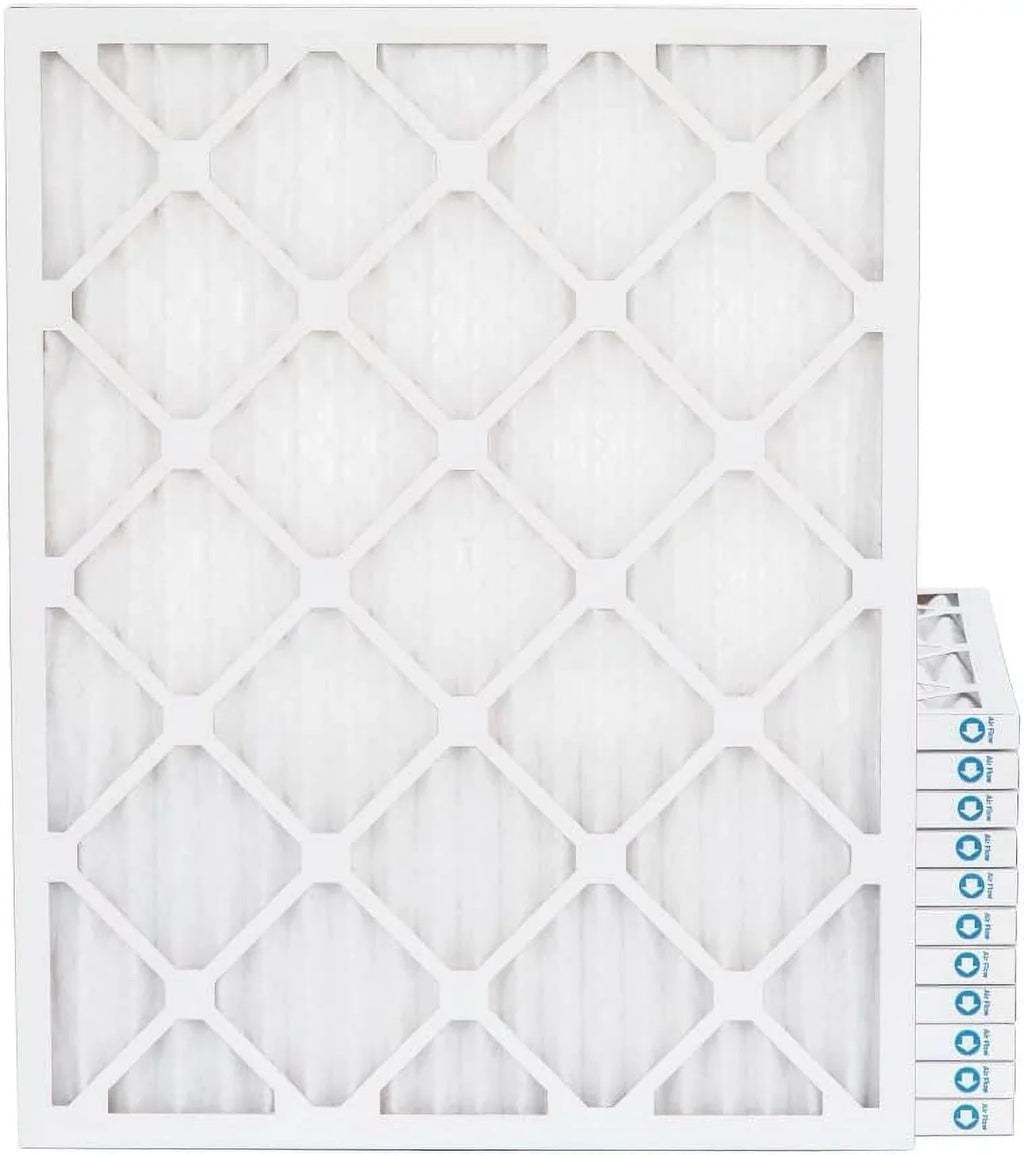 14X18x1 MERV 11; MPR 1000 Pleated Furne 1" Air Filters By Pamlico. Case Of 12. Size: 13-1/2 X 17-1/2 X 3/4