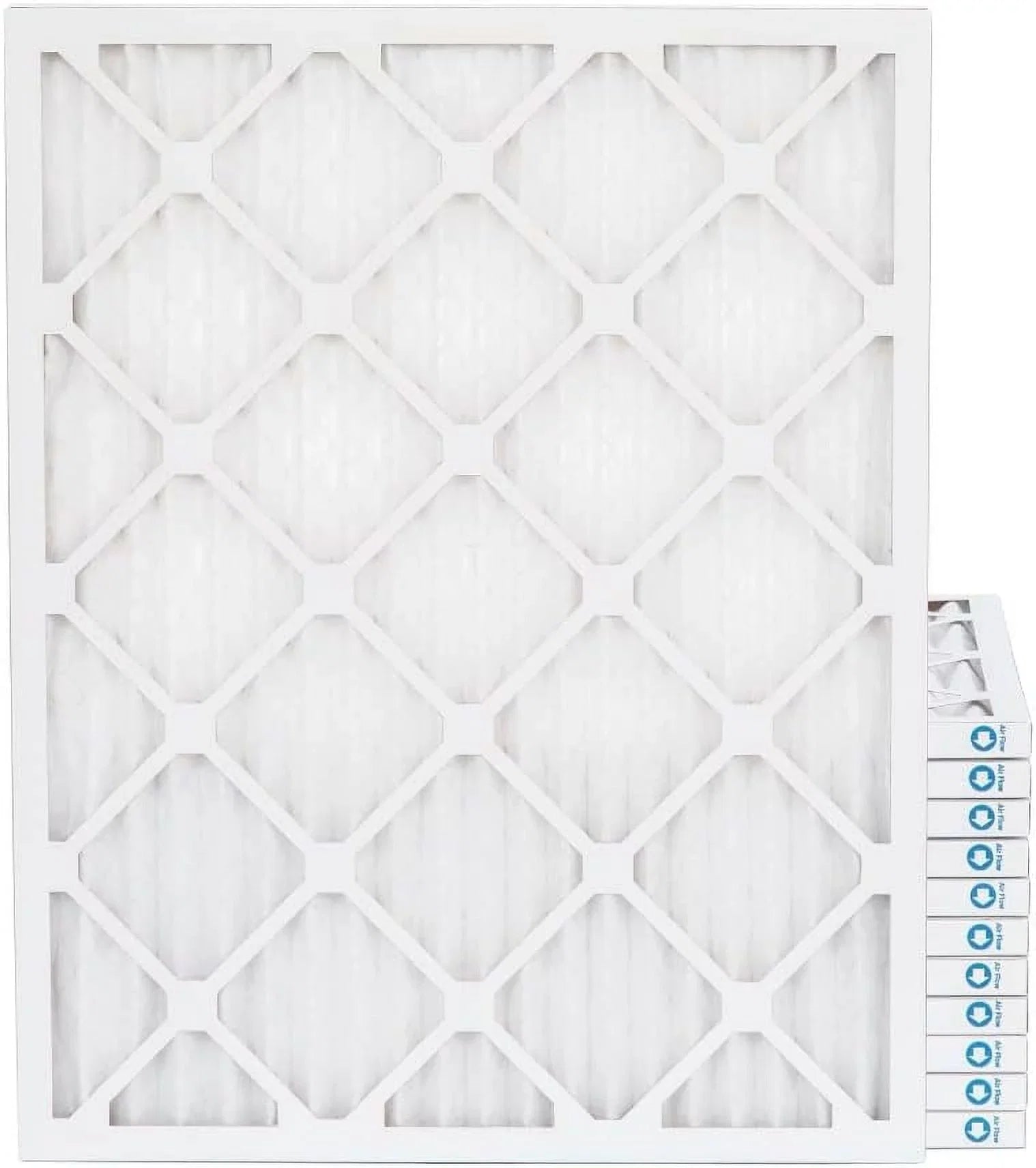 14X18x1 MERV 11; MPR 1000 Pleated Furne 1" Air Filters By Pamlico. Case Of 12. Size: 13-1/2 X 17-1/2 X 3/4