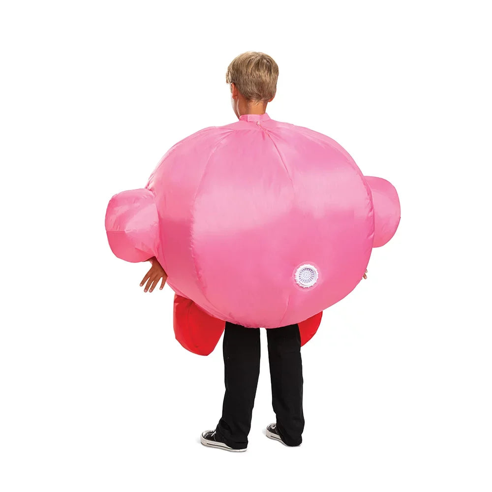 Kirby Inflatable Halloween Child Costume; Disguise; Fits Up to (Size 10)