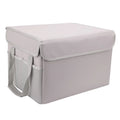 Irfora Fireproof Fluidproof Storage Box; Ideal for Home Office Car; with Lid and Sturdy Handles