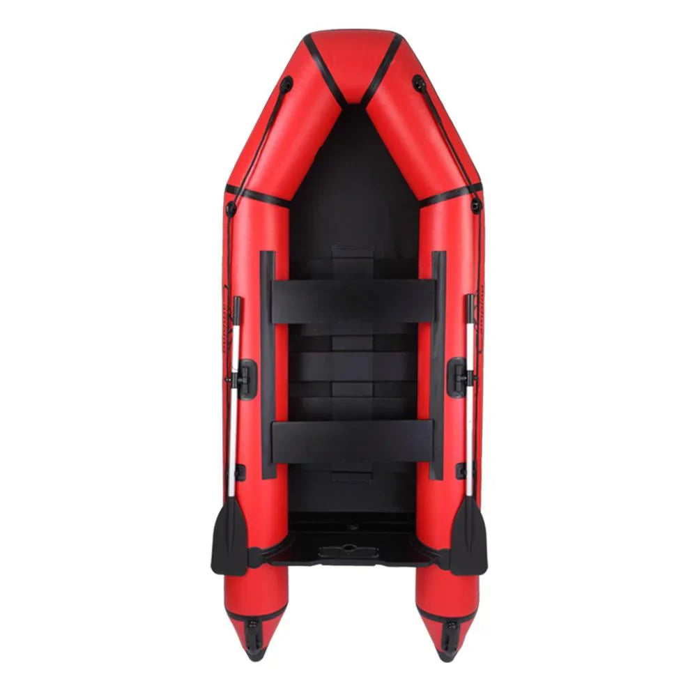 Campingsurvivals 10ft Inflatable Fishing Assault Boat Red