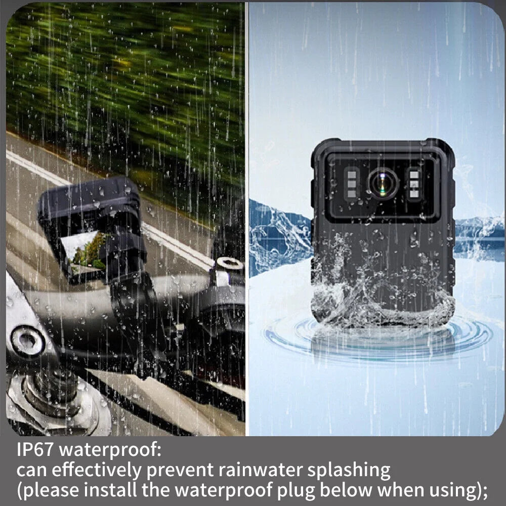 JLLOM Police Body Camera - Mini Camcorder with 1080P Audio Video DVR and IR Night Vision
