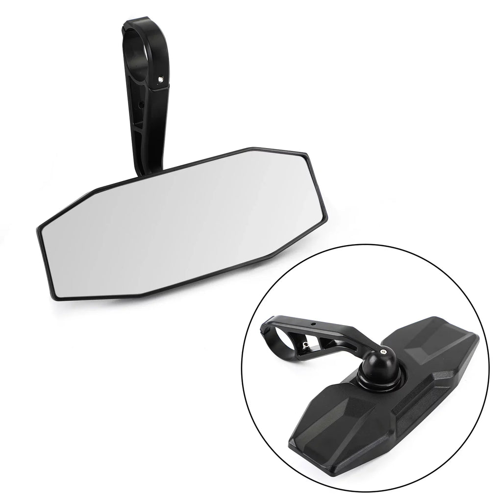 Motor Genic 10" UTV Rear View Center Mirror 1.75" Clamp for Polaris General XP RZR 1000