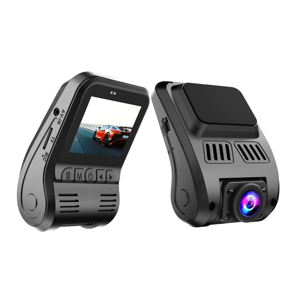 ammoon Dash Cam 1080P Front and 720P Rear Dual Recording DVR; Hidden Camera; Loop Recording Front Rear Dash Camera for Loop Recording