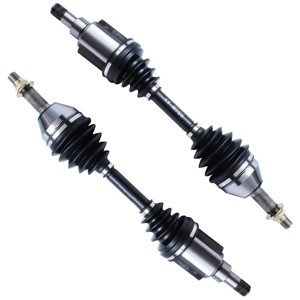 Detroit Axle - 2pc Front CV Axles for Chevrolet Cobalt Pontiac G5 G4 Pursuit Saturn Ion; Replacement CV Axle Shafts Assembly
