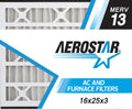 16x25x3 Trion Air Bear Replacement Furnace Air Filters by Aerostar - Merv 13; Box of 3