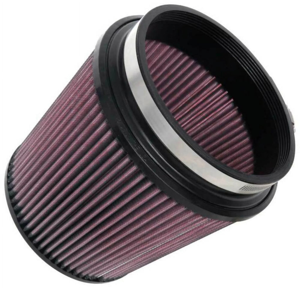 K&N Universal Clamp-On Air Filter: High Performance; Premium; Washable; Replacement Engine Filter: Flange Diameter: 6 In; Filter Height: 6.5 In; Flange Length: 1 In; Shape: Round Tapered; RU-1014