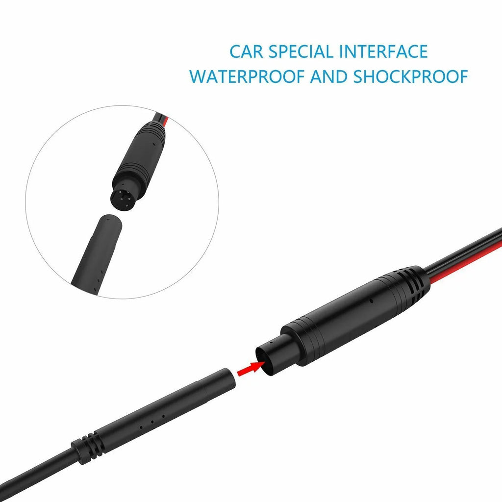 Absolute CAM2100S Chrome License Plate Frame Backup Camera Night Vision Car Rear View Camera with 8 Bright LEDs 170° Viewing Angle Fluidproof Backup Camera Vehicle Universal Reversing Assist Security