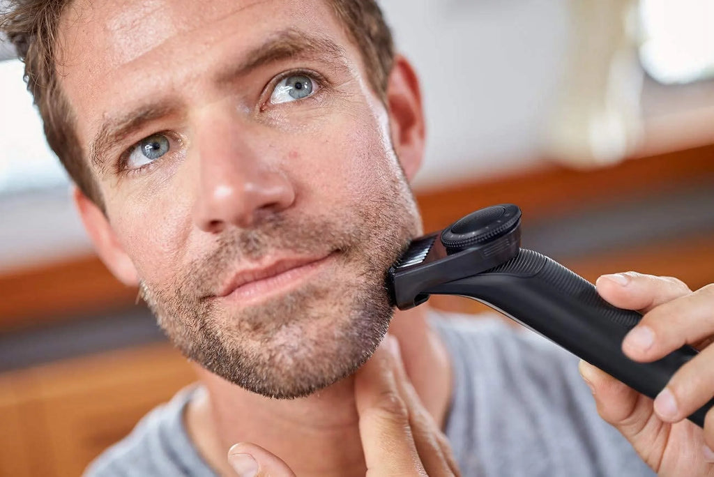 PHILIPS Norelco OneBlade Hybrid Styler Powered Trimmer & Shaver; QP6510 + OneBlade Body Kit; 3 Pieces; Black