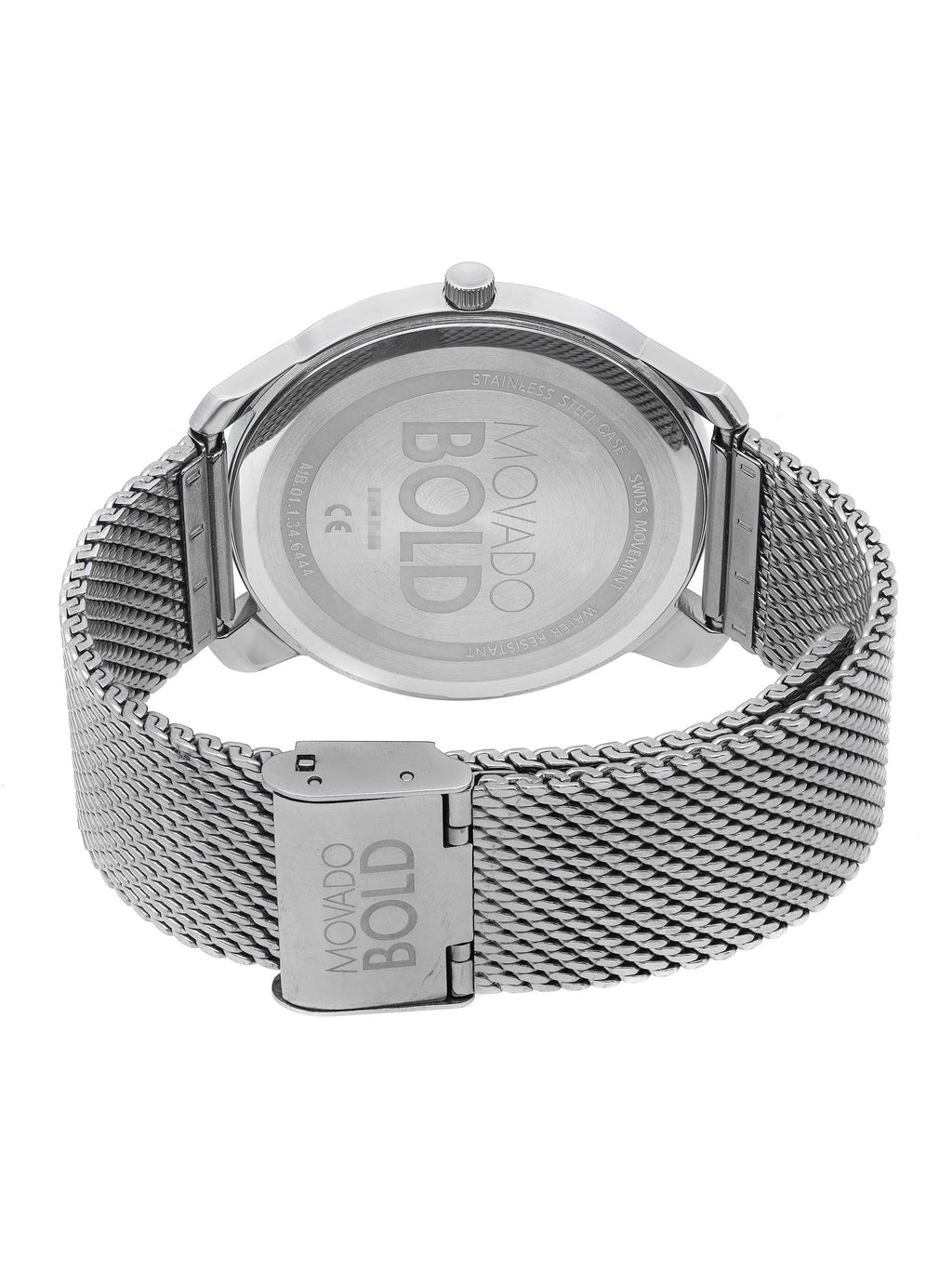 Movado Bold 40mm Grey Ion-Plated Stainless Steel Gray Dial Mens Watch 3600599