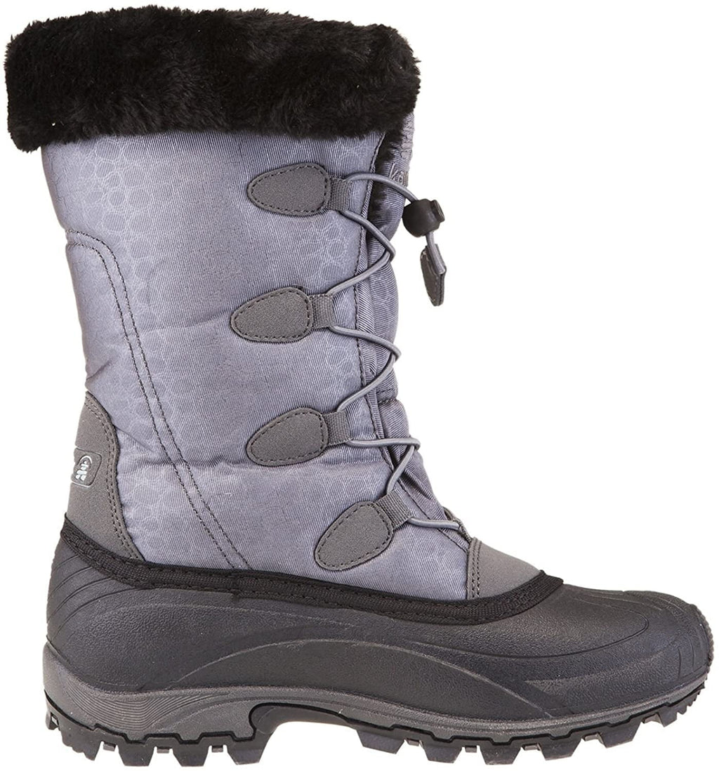 Kamik Women's Momentum Snow Boot; Charcoal/Grey; 10 M
