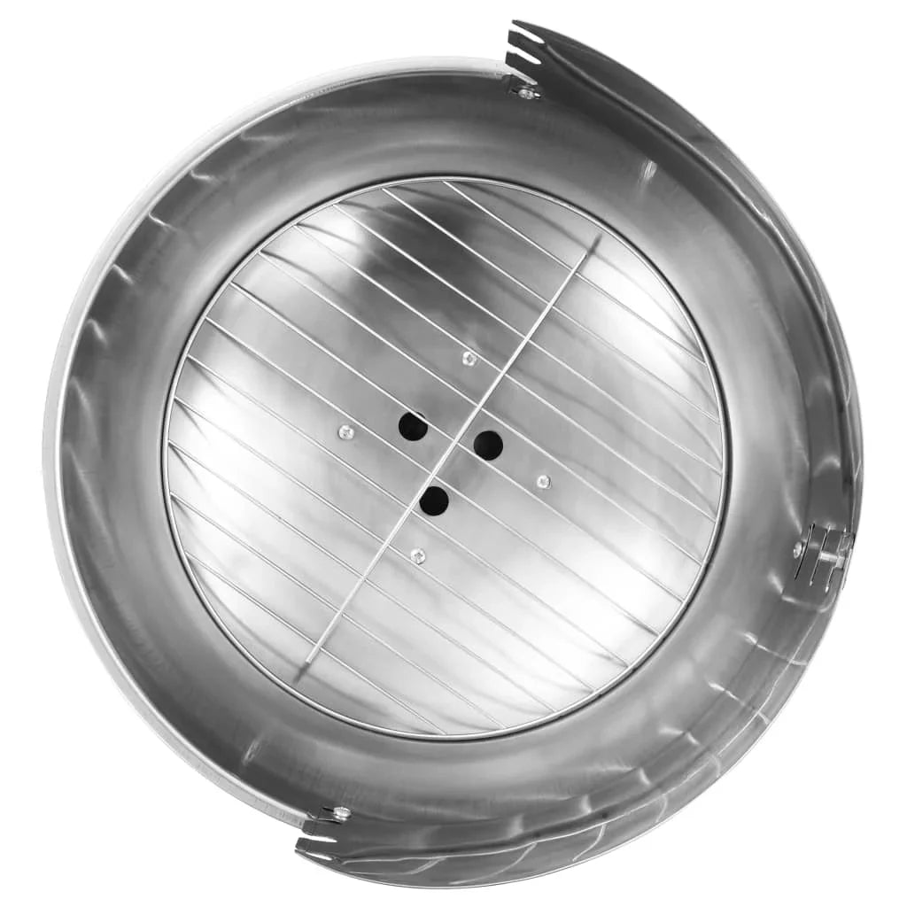 Buyweek Pedestal Charcoal BBQ Grill Stainless Steel