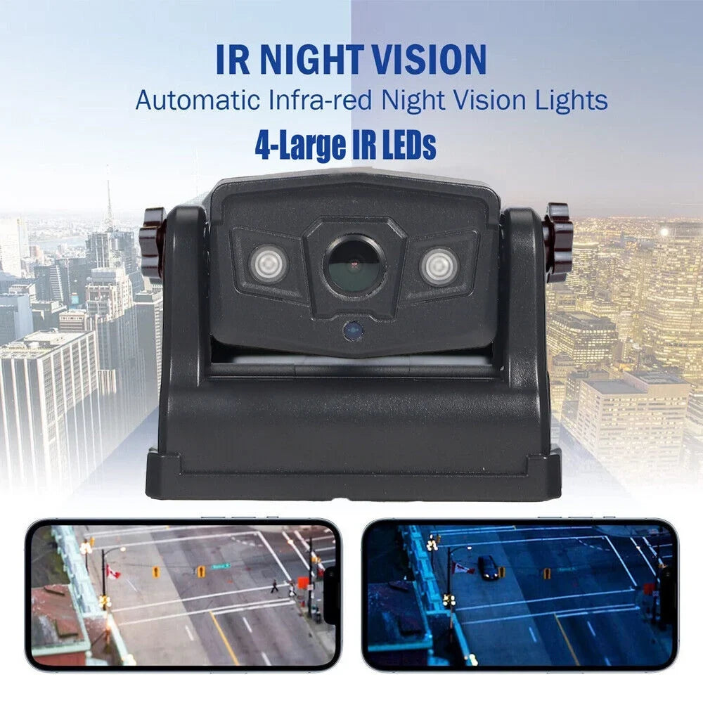 JahyShow Magnetic WiFi Wireless Backup Camera; Powerful 9600mAh Battery; Ideal for Front/Rear View