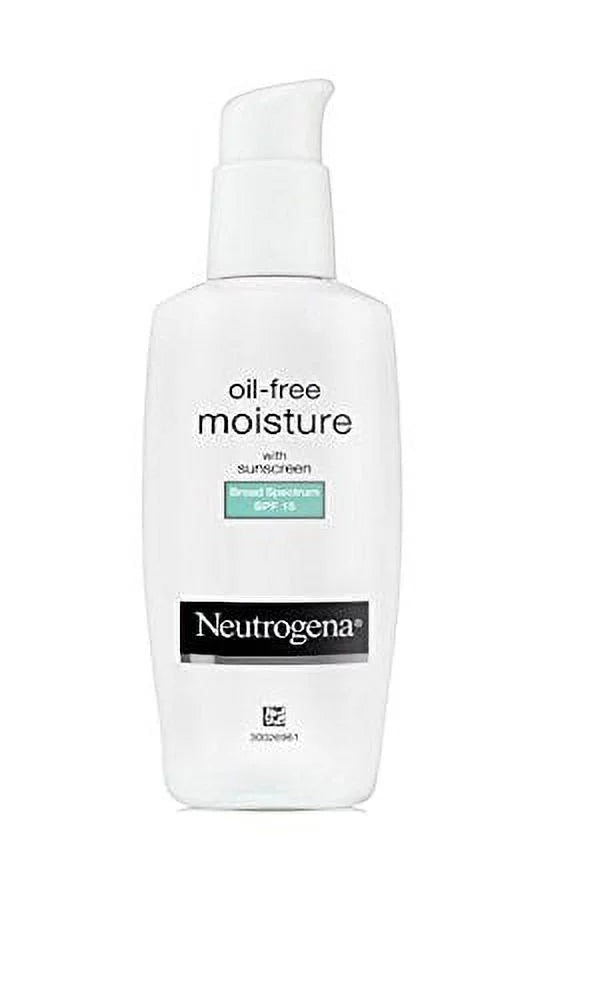 Neutrogena Oil-Free Moisture With Broad Spectrum Spf 15 Sunscreen; 4 Fl. Oz. (Pack of 2)