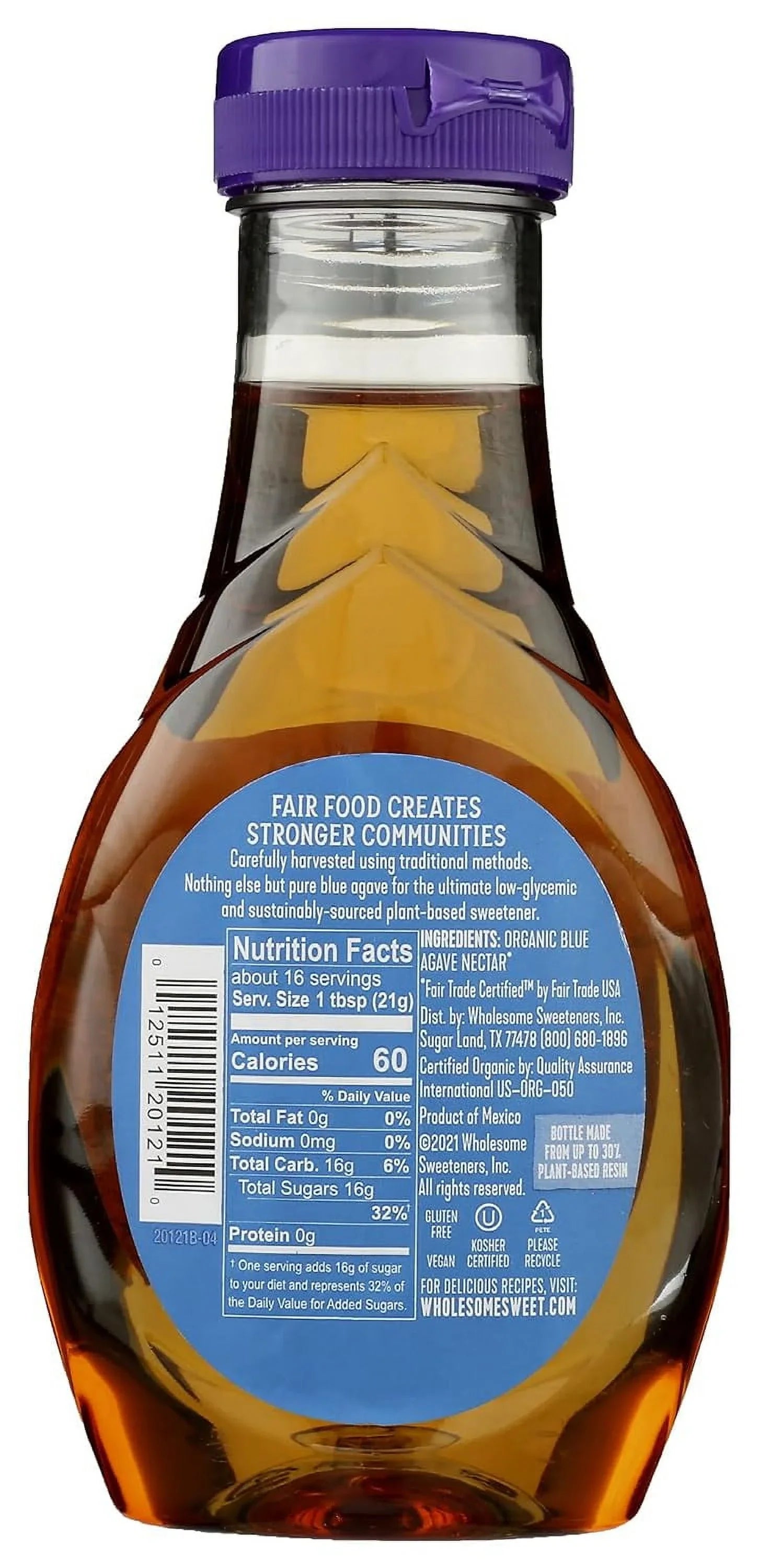 Organic Blue Agave; 11.75 Oz