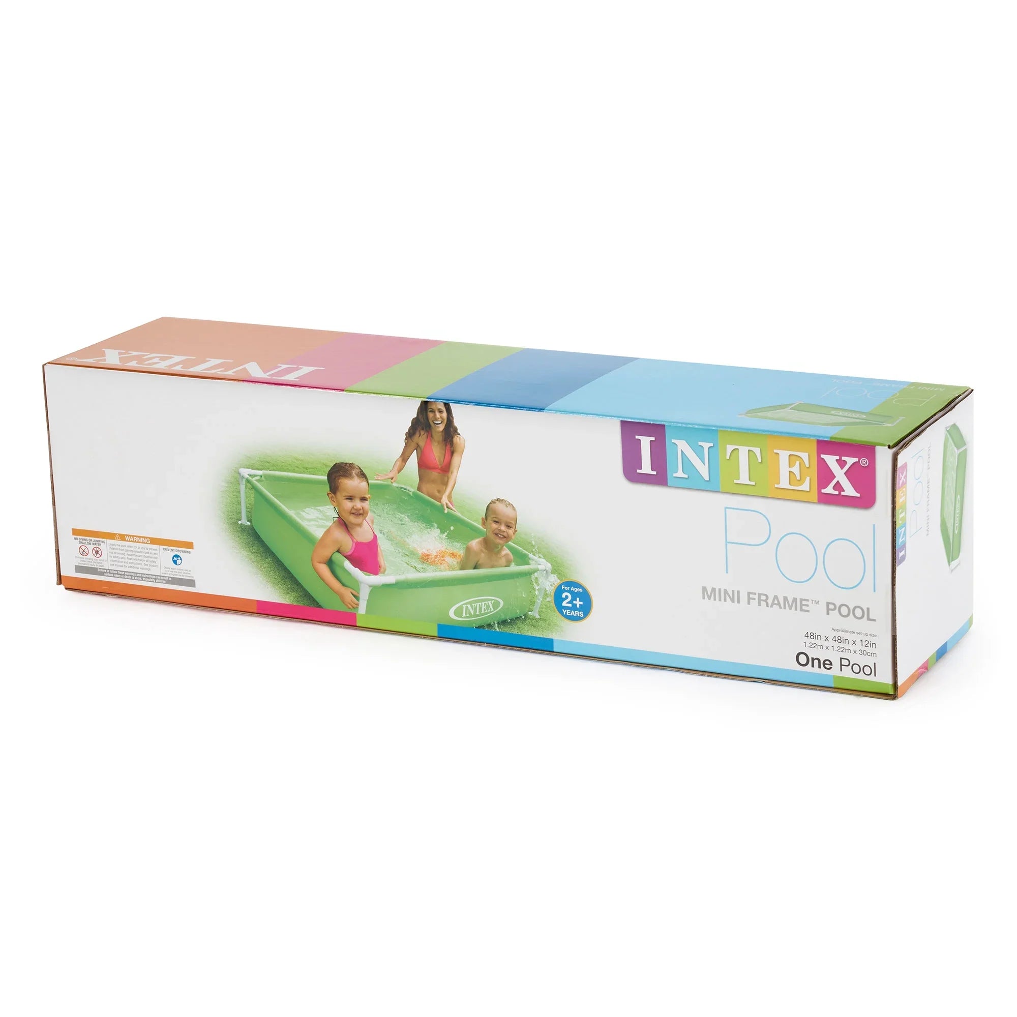 Intex Mini Framed Beginner Outdoor Kiddie Swimming Pool; Color Varies