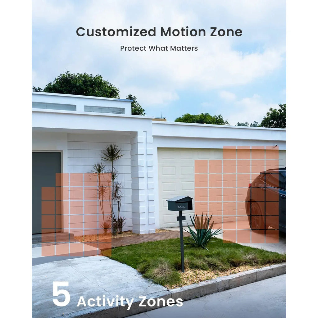 ieGeek; Wireless Security Camera; Outdoor; WiFi; Battery Powered; 2K Color Night Vision; Spotlight & Siren Wireless Camera; 2 Pack