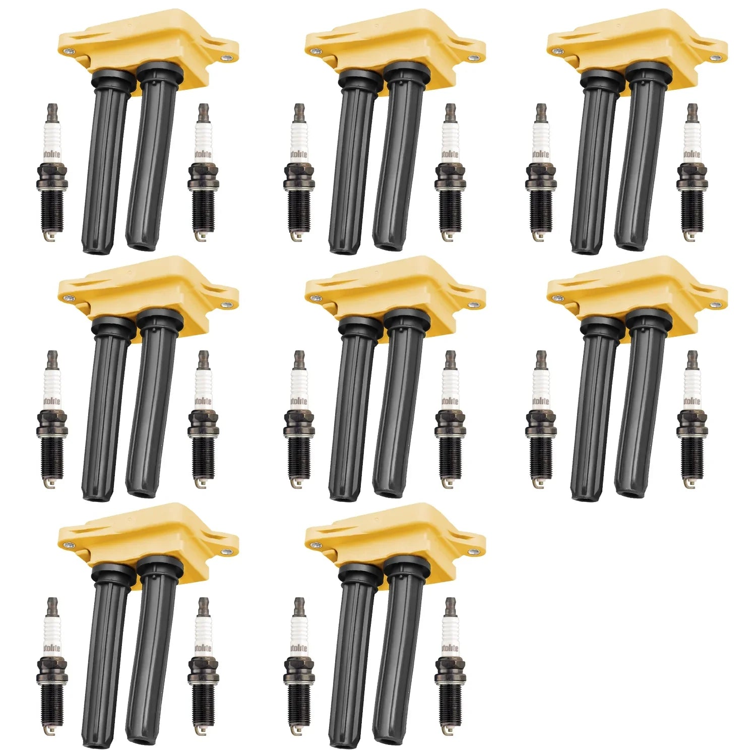 8 HeavyDuty Ignition Coils and 16 Autolite Spark Plug Compatible with Dodge Challenger Charger UF504 Fits select: 2019 RAM 1500 CLASSIC TRADESMAN; 2013-2014 RAM 1500 ST