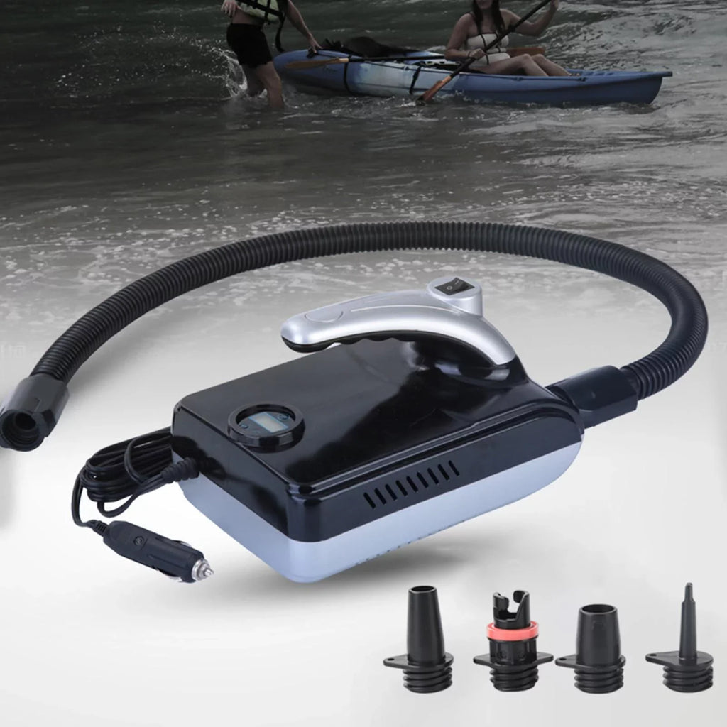 20PSI Voltage-driven Pump for Paddleboards; 12 Paddle Board Quick Inflator&Deflator Pump for Inflatable Kayak/Yoga Ball/Tent/Raft