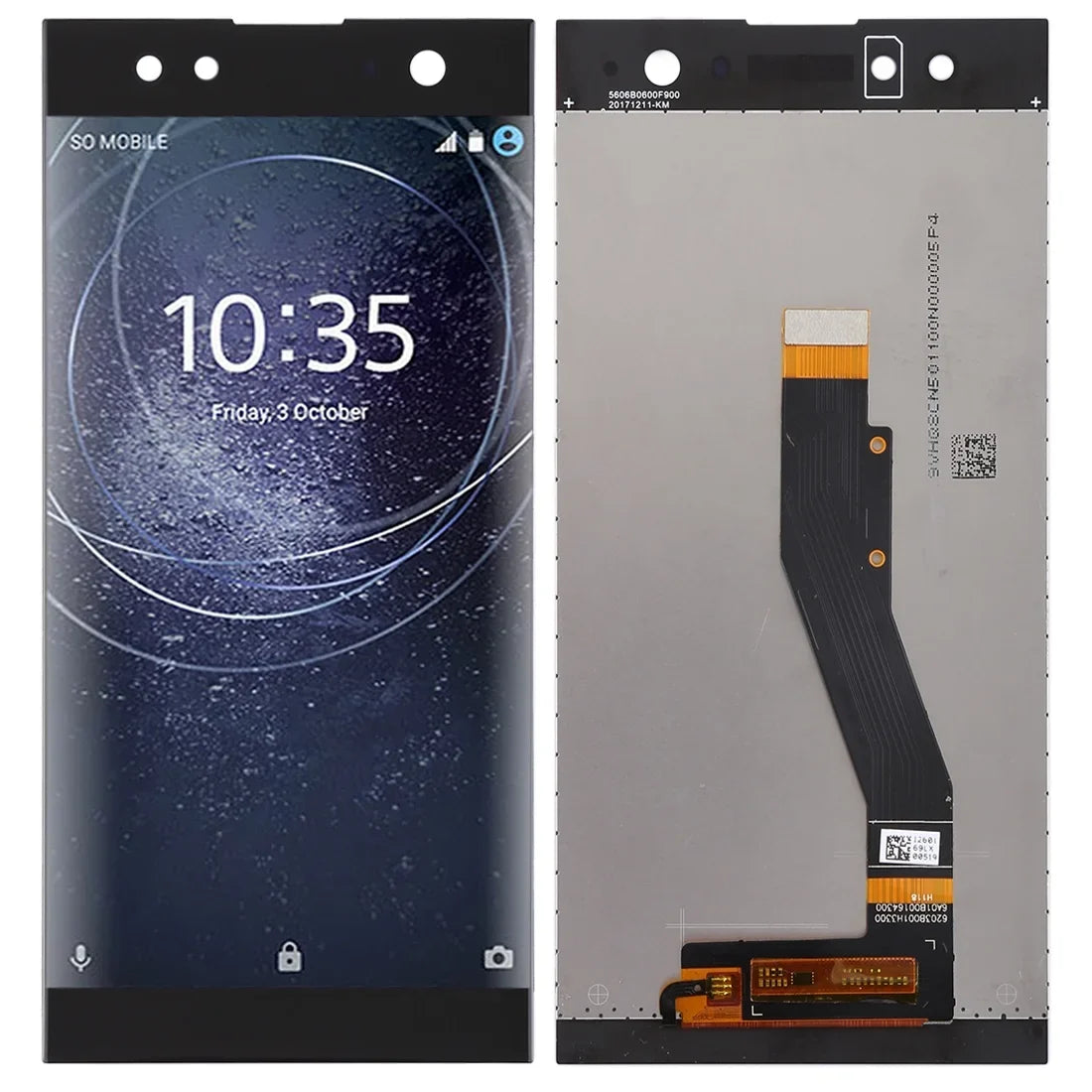 Cellphone Repair Parts OEM LCD Screen for Sony Xperia XA2 Ultra with Digitizer Full Assembly