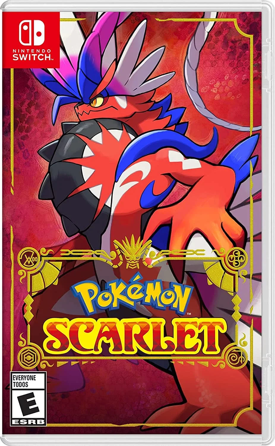 2022 Nintendo Switch OLED Model Pokemon Scarlet & Violet Limited Edition; Pokemon Illustrations 64GB Console; Koraidon and Miraidon Glossy White Dock; Pokemon Scarlet Game and Mytrix Accessories
