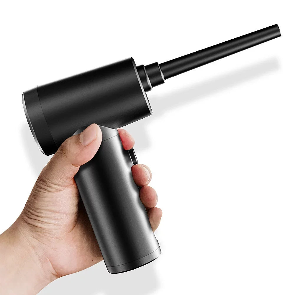 Walmeck Cordless Voltage-driven Air Duster & Air Pump for Dust Remove with LED Light