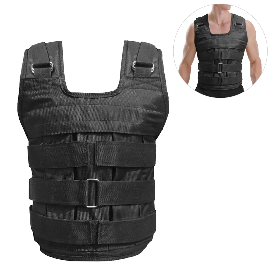 Walmeck Adjustable Weighted Vest for Strength Training ; Max 50kg Load Capacity