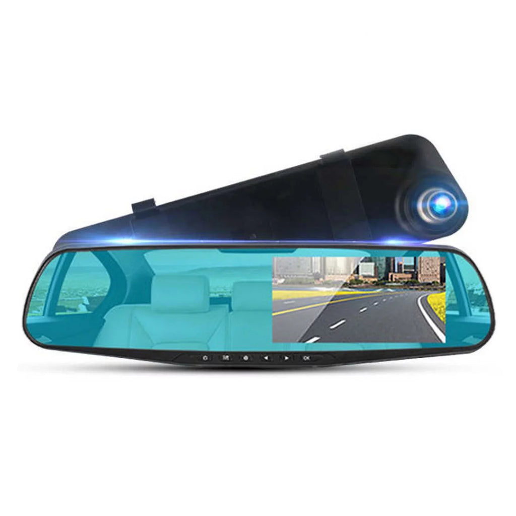 Anself Driving Recorder 1080P Full Dual Dash Cam 170°Wide Angle Lens Parking Loop Recording Motion Detection for Driving Safety