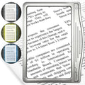 MagniPros 5X Large LED Page Magnifier for Reading & Anti-Glare Lens to Reduce Eye Strain-Perfect for Small Print; Aging Eyes; Low Vision & Seniors