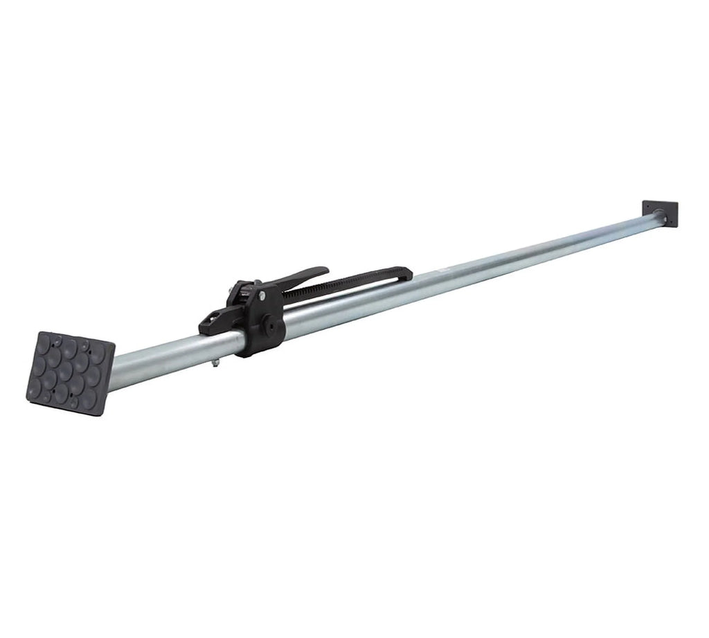 (4 - Pack) 89.75" to 104.5" cmes Long Steel Adjustable Load Lock Bar for Cargo Tie-Down in Enclosed Trucks and Semi Trailers with 2" - 4" Pads