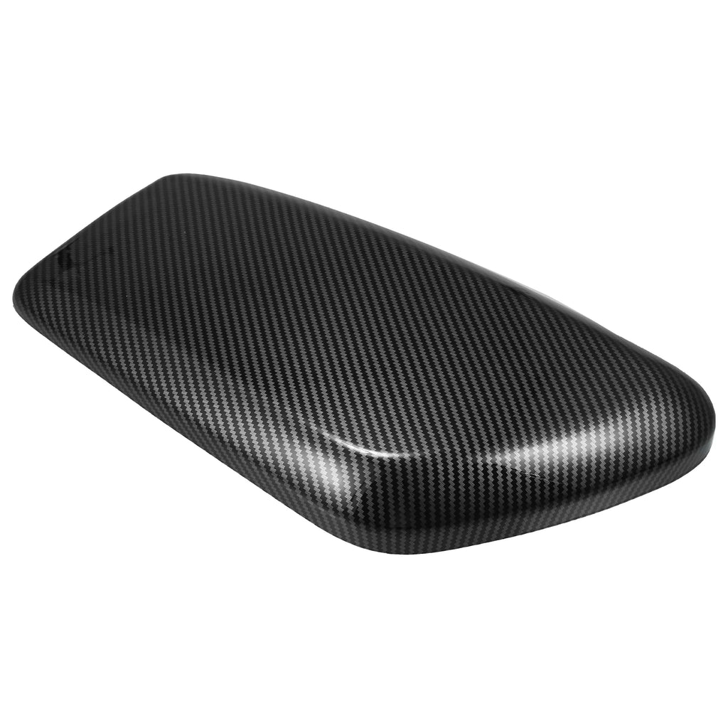 Unique Bargains Car Center Armrest Box Cover Lid Trim Carbon Fiber Pattern Console Storage Box Protector for BMW F48 F39