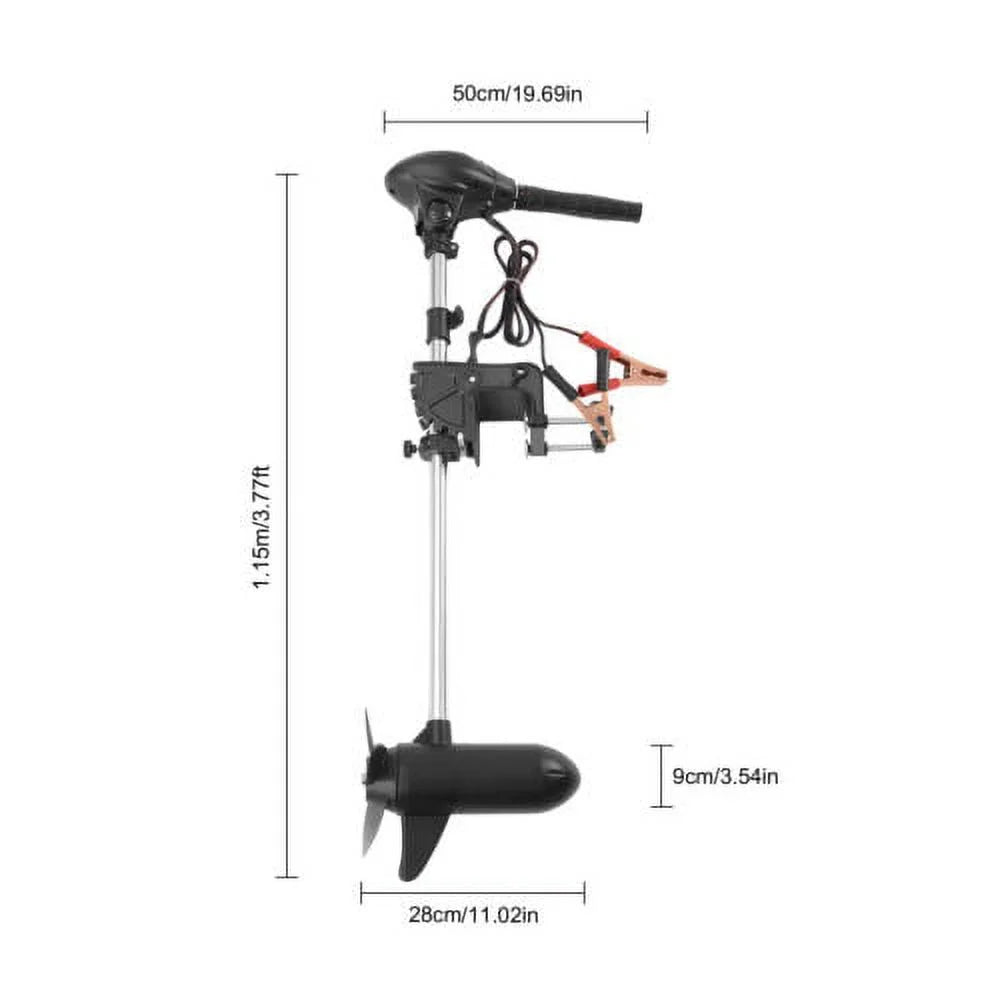 12V 60lbs Foldable Powered Trolling Motor Outboard Motor Fishing Boat Engine