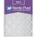 Nordic Pure 16x22x1ExactCustomM8-12 Exact MERV 8 AC Furnace Filters; 16 x 22 x 1 in. - Pack of 12
