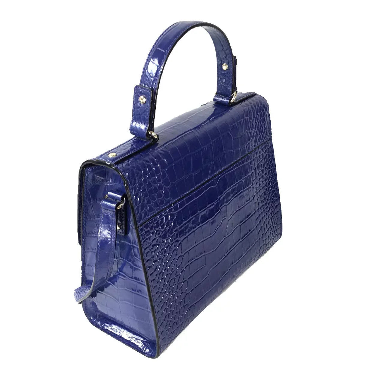 Kate Spade New York Knightsbridge Croco Leather Doris Satchel; Asilah Blue