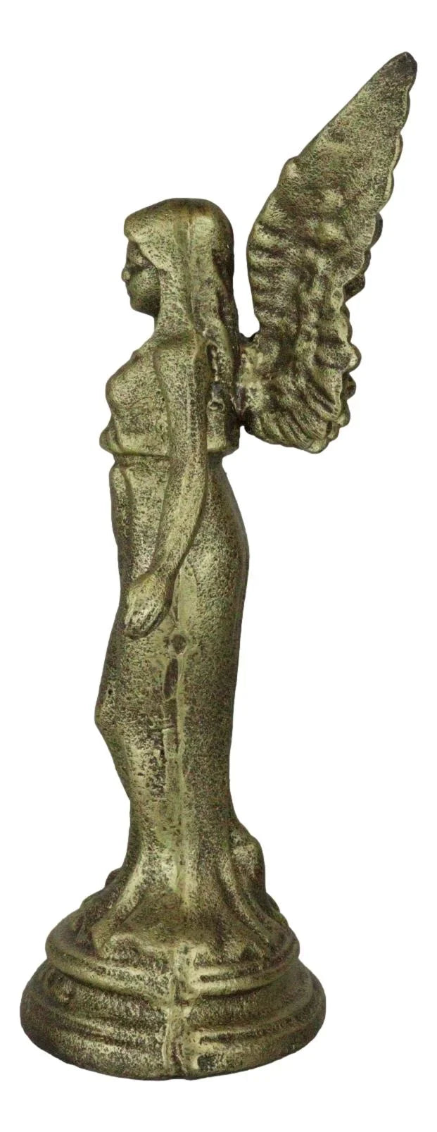Cast Iron Rustic Enchanted Ventilatortasy Fairy Garden Pixie Faerie Standing Figurine