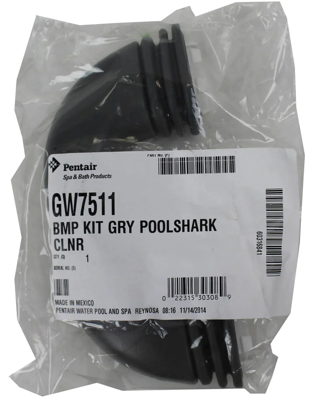 Pentair GW7511 PoolShark Swimming Pool Cleaner Gray Bumper Kit Replacement; Gray