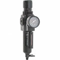 Norgren 1/4 NPT Compact 1 Pc Filter/Regulator FRL Unit with Sight Glass & Pressure Gauge
